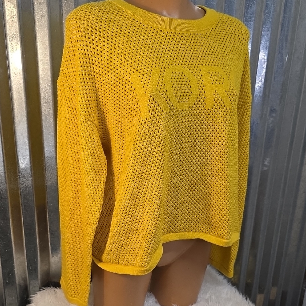 MICHAEL Michael Kors Yellow Knit Top - Picture 2 of 6